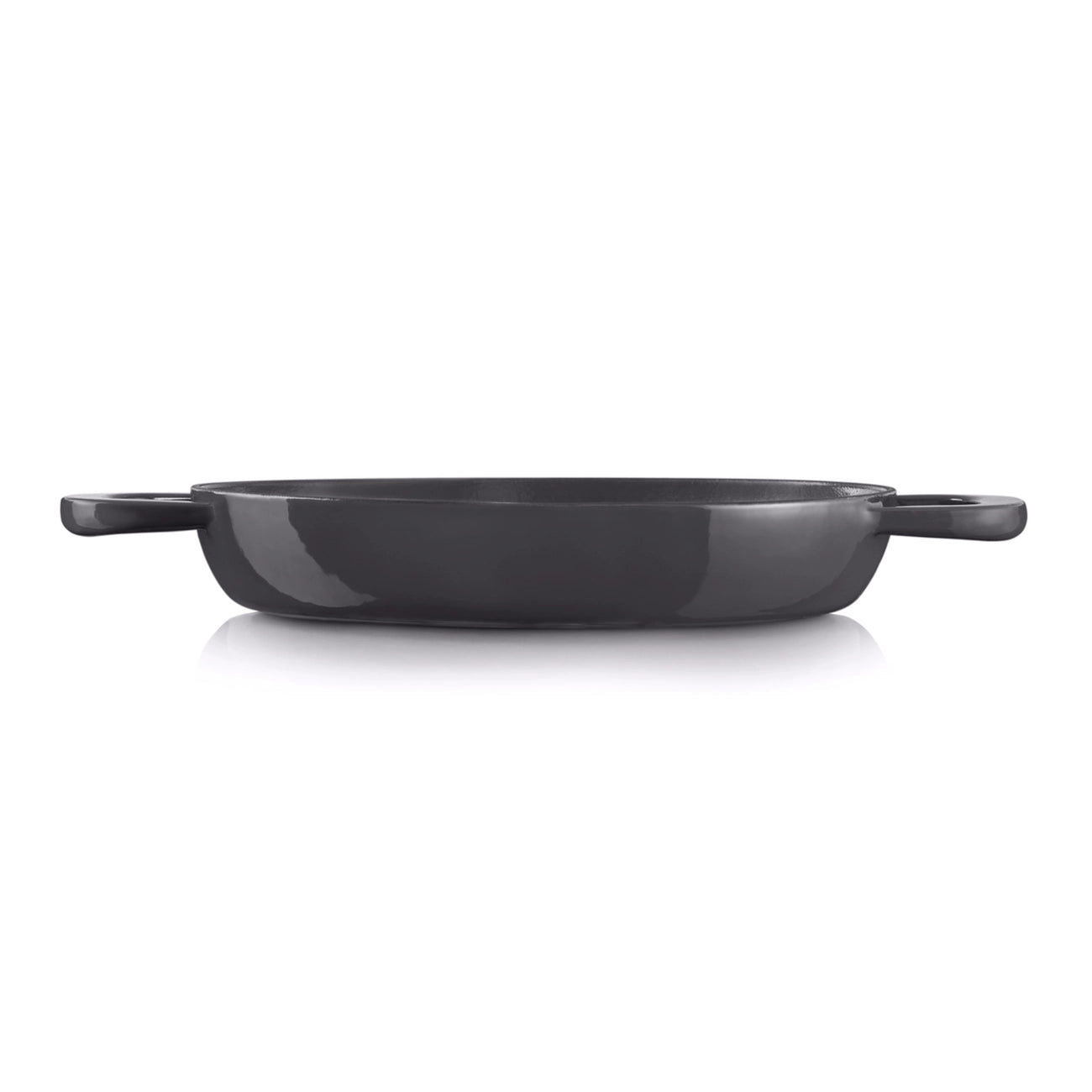 Cast Iron Bratpfanne 26 cm von der Marke Tupperware / Emaille Beschichtung / Perfekt zum Anbraten, Backen, Grillen, Braten, Schmoren oder Frittieren / für Backofen, Mikrowelle, Kühlschrank und Gefrierschrank / Hier direkt online kaufen