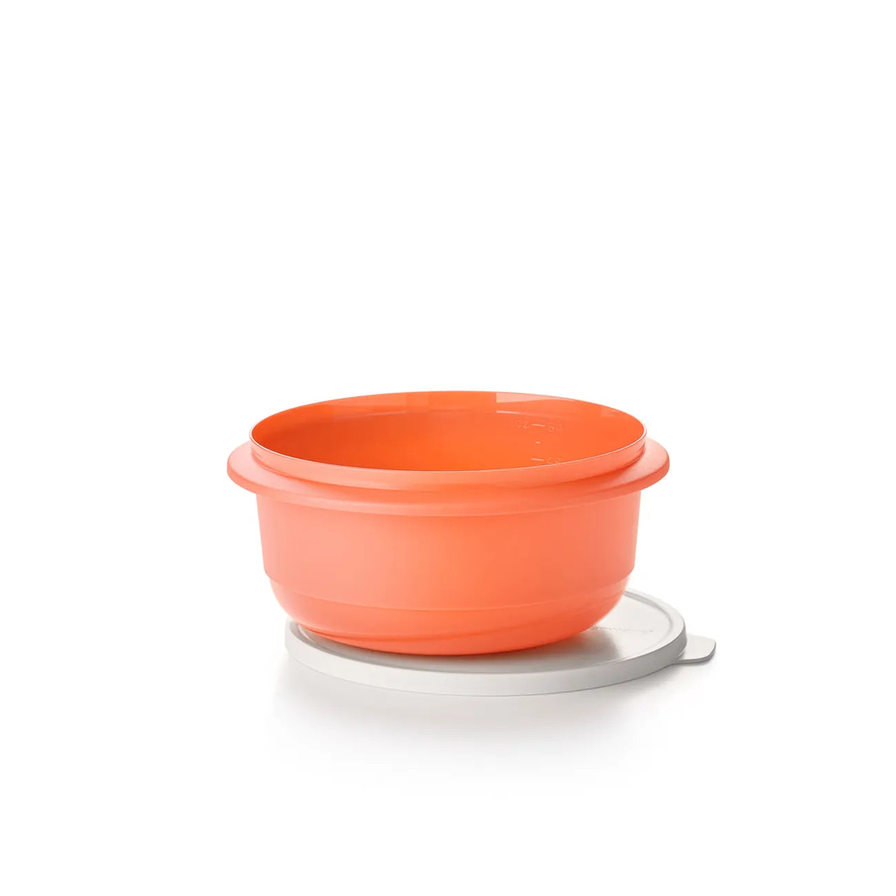 Rührschüssel Pro 2L in der Farbe Orange von der Marke Tupperware / mit integrierter Messskala / Luft und Wasserdicht Schließender Deckel / platzsparend verstaubar / modular Stapelbar / passend für den Spritzschutzdeckel / Hier direkt online kaufen