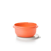 Rührschüssel Pro 2L in der Farbe Orange von der Marke Tupperware / mit integrierter Messskala / Luft und Wasserdicht Schließender Deckel / platzsparend verstaubar / modular Stapelbar / passend für den Spritzschutzdeckel / Hier direkt online kaufen
