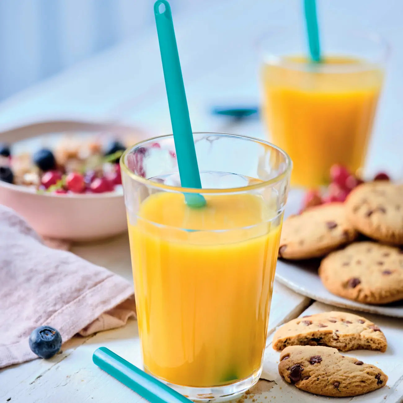 ECO+ Straw (2) wiederverwendbare Trinkhalme von der Marke Tupperware / Schnelle Reinigung mit hilfe der Trinkhalm Bürste / Mehrweg Trinkhalme / Hier direkt online kaufen