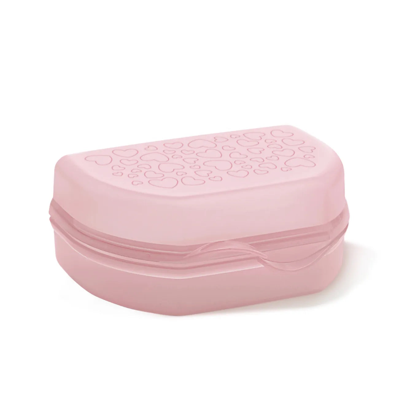Snacky Brot & Lunchbox von der Marke Tupperware / in der Farbe Rosa, mit gelasertem Herzen-Motiv / Ideal für Unterwegs, egal ob für den kleinen Snack oder eiche Auswahl an Spielzeug / Aufbewahrungsbox / Hier direkt online kaufen