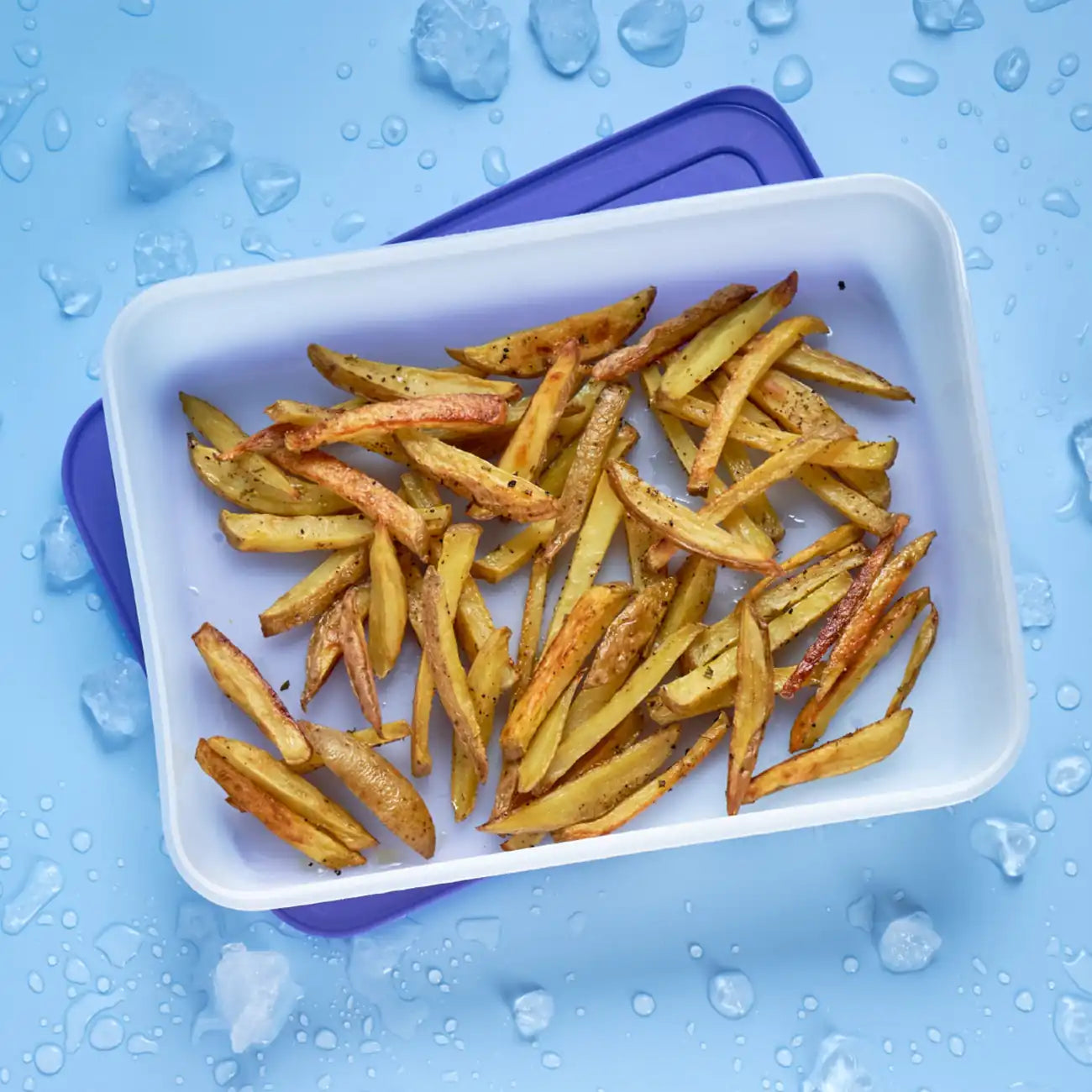 Eis-Kristall Gefrierbehälter 2,25 l dunkelbau