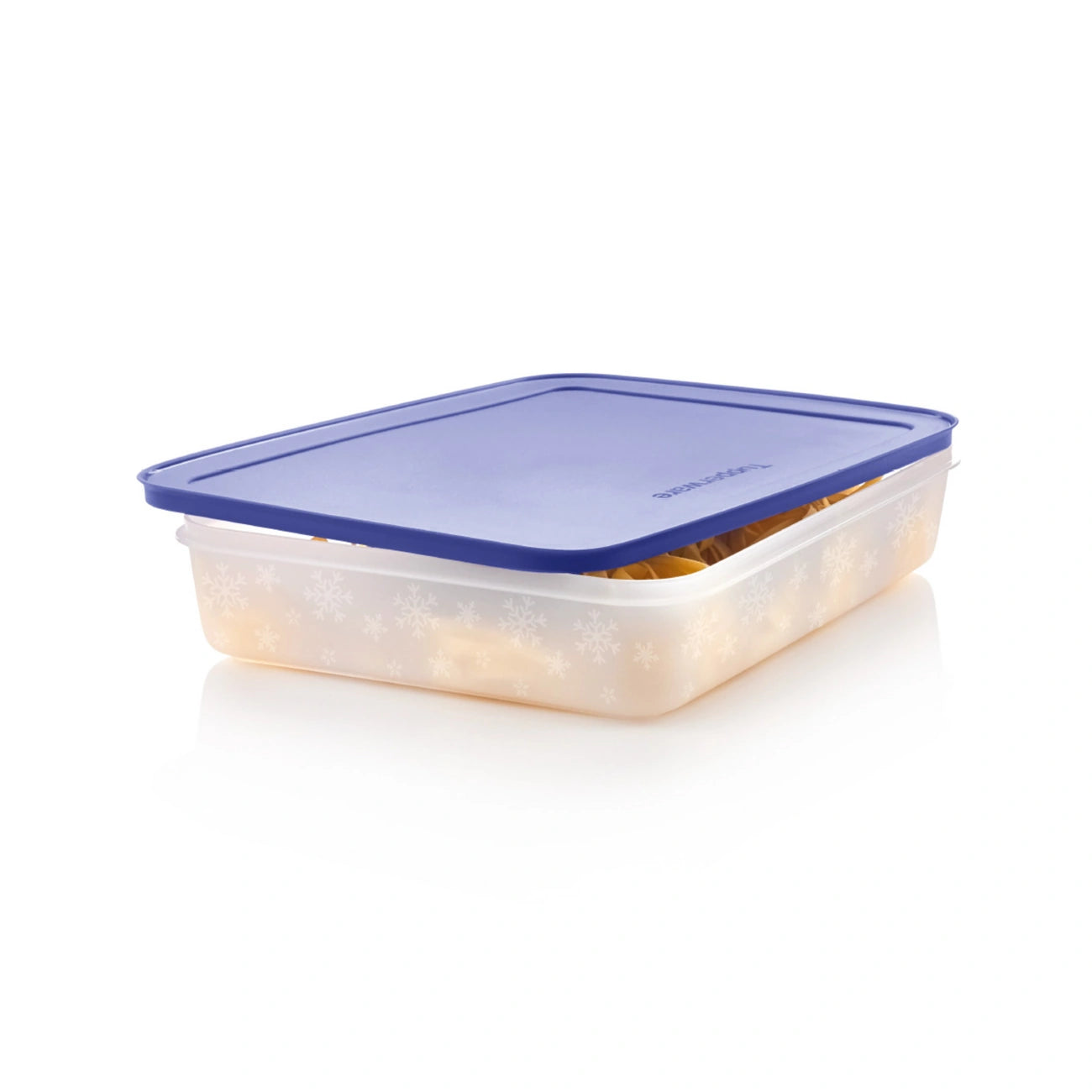 Eis-Kristall Gefrierbehälter 2,25l von der Marke Tupperware / in der Farbe dunkelblau / modular Stapelbar / Luft & Wasserdicht schließend / abgerundete Form für schnelles & gleichmäßiges Einfrieren / Hier direkt online kaufen