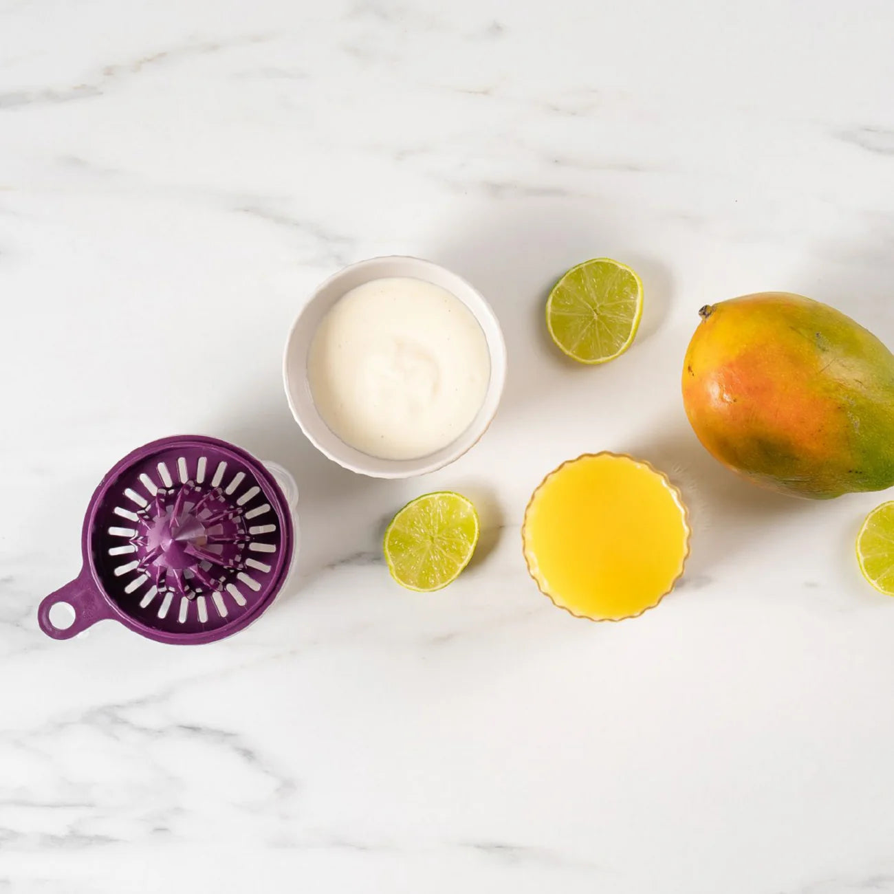 Küchenperle Lila von der Marke Tupperware / zum Reiben, Eitrennen und Fruchtpressen / inkl. Auffangbehälter / Ideal Kombinierbar mit dem Shake It und dem Rühr Mix 1,25 L / Alle teile sind modular Stapelbar / Platzsparend verstaubar / Hier direkt online kaufen