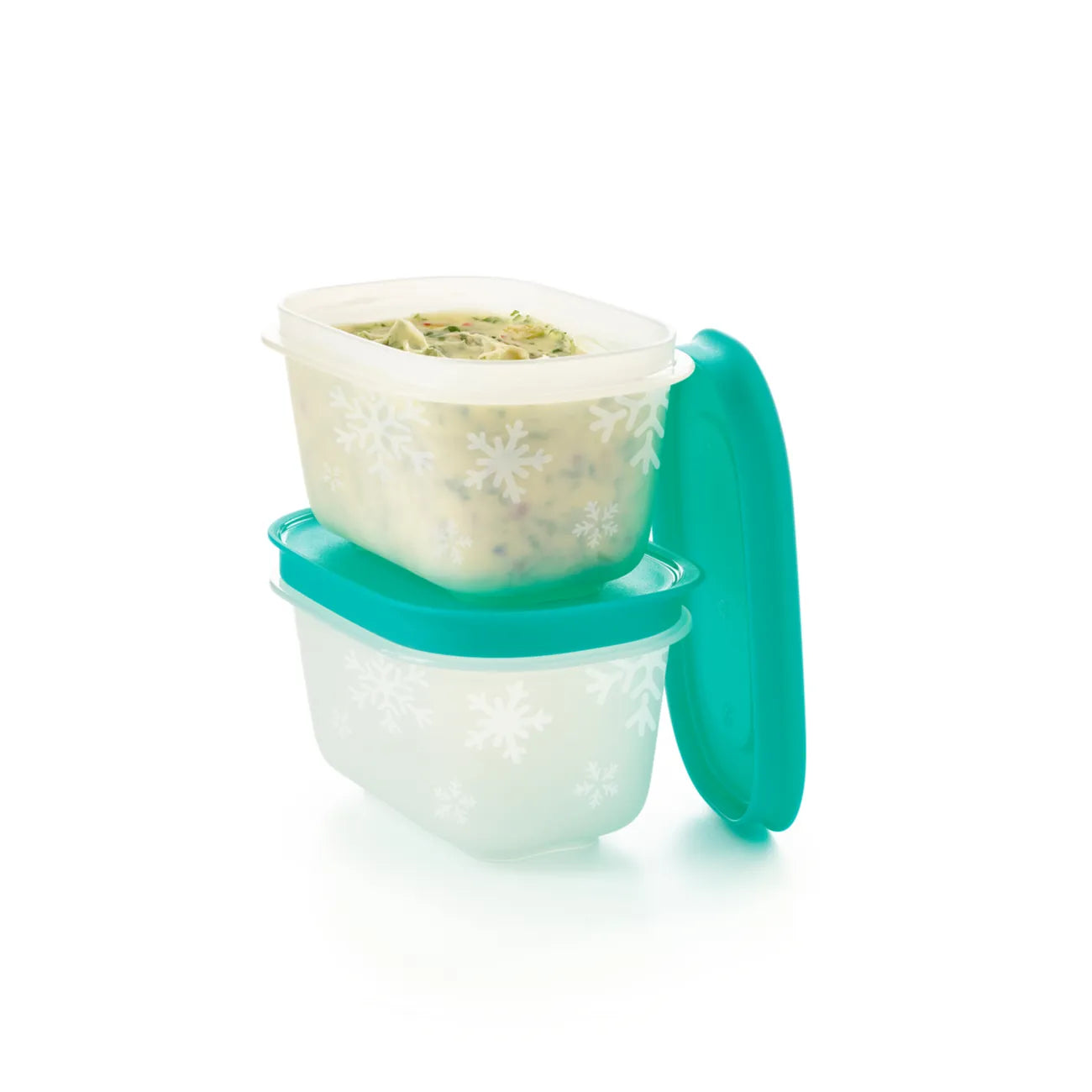 Eiskristall 2x 170ml von der Marke Tupperware / Gefrierbehälter / Stapelbar / Luft- und Wasserdicht schließend / Ideal zum Einfrieren von kleinen Portionen /  Hier direkt online kaufen