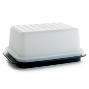 Butterdose schwarz von der Marke Tupperware / Ideal zum Servieren und Aufbewahren von Butter / Aufbewahrungsdose / hier direkt online kaufen