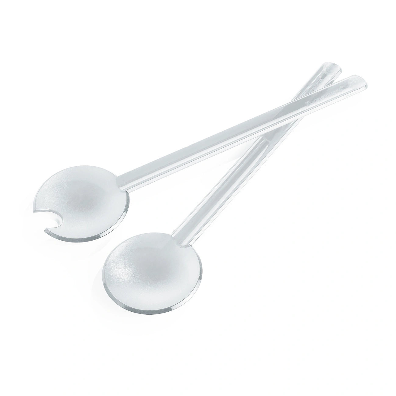 Salatbesteck Clear Collection Line von der Marke Tupperware / Transparentes Salatbesteck für Elegantes Servieren / Hier direkt online kaufen