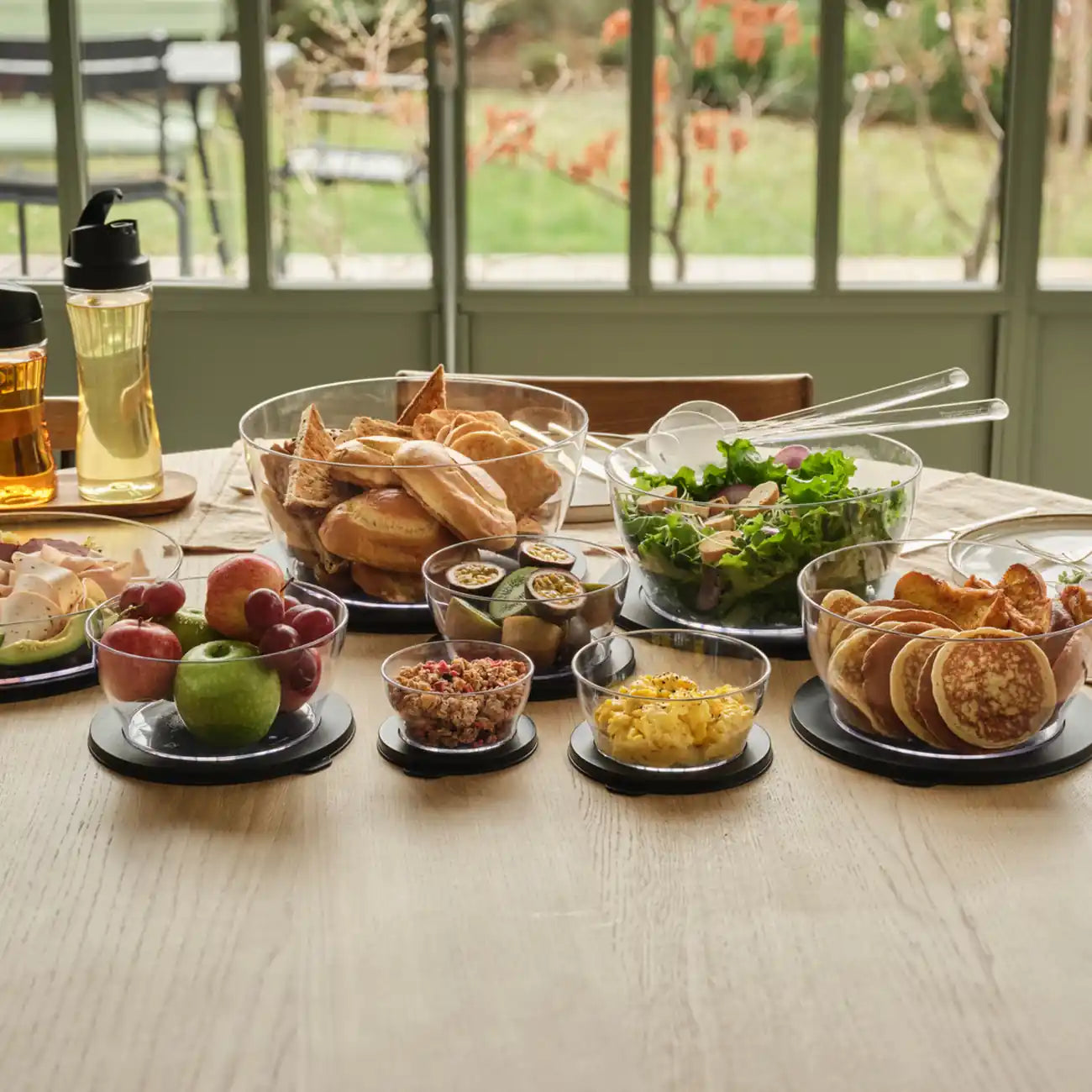 Salatbesteck Clear Collection Line von der Marke Tupperware / Transparentes Salatbesteck für Elegantes Servieren / Hier direkt online kaufen