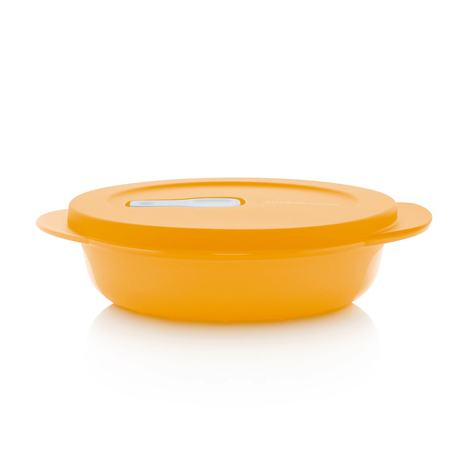 MicroTup 390 ml  Mikrowellenbehälter von der Marke Tupperware / in der Farbe Orange / Ventil Deckel / Ideal zum Meal Prepen und für Unterwegs / Hier direkt online kaufen