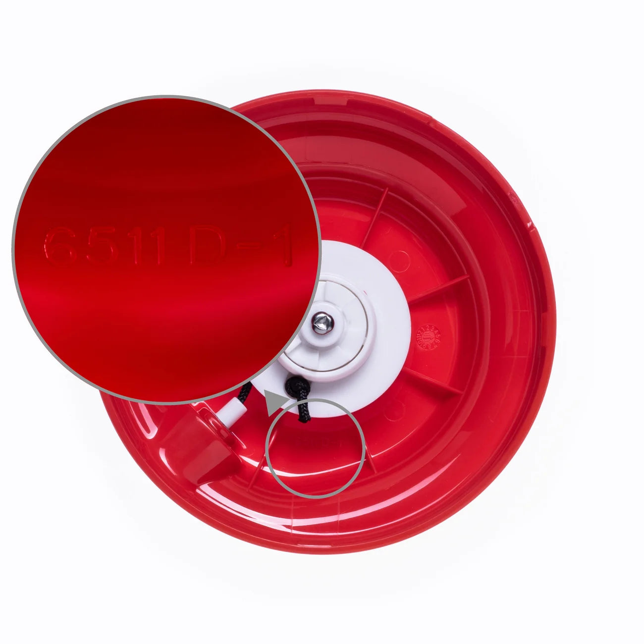 Tupperware Ersatzteil Deckeloberteil für die SuperSonics / Deckeloberteil mit Zugmechanismus / in der Farbe Rot / Tupperware Ersatzteil Deckel / Ersatzteil hier direkt online kaufen 