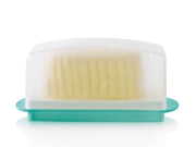 Junge Welle Butterdose von der Marke Tupperware / in der Farbe Grün / ideal zum Frischhalten von Butter oder einem kleinen Stück Käse / Elegant und Praktisch / Hier direkt online kaufen