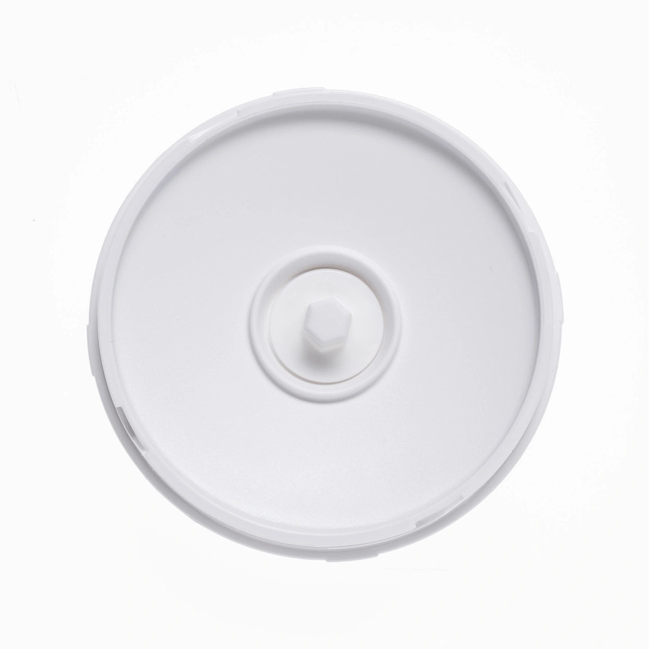 Deckelunterteil, 6-eck/m, weiß D158/D169/D200 1. GEN