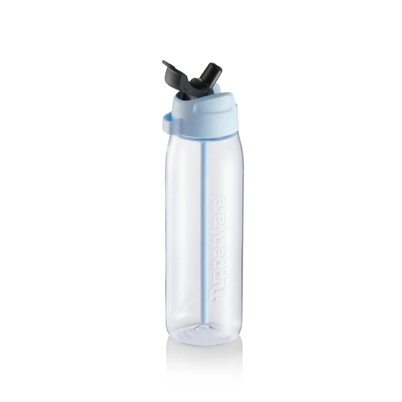 Premium EcoEasy mit Trinkhalm 750ml von der Marke Tupperware / Flasche mit Trinkhalm / Wiederverwendbare Flasche für Unterwegs / Farbe Transparent-Blau / Hier direkt online kaufen