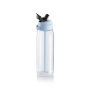 Premium EcoEasy mit Trinkhalm 750ml von der Marke Tupperware / Flasche mit Trinkhalm / Wiederverwendbare Flasche für Unterwegs / Farbe Transparent-Blau / Hier direkt online kaufen