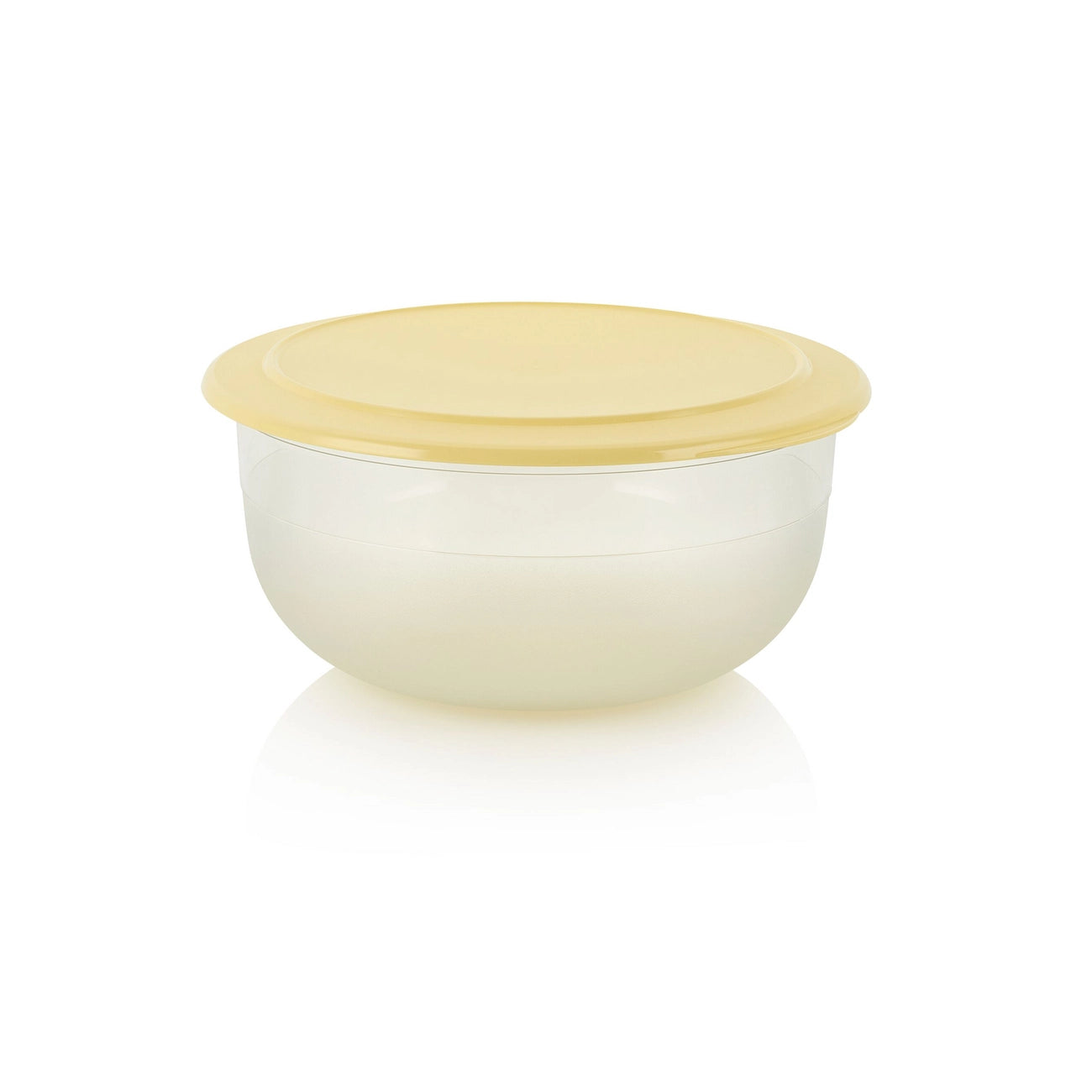 Maxi Tafelperle 6L von der Marke Tupperware / in der Farbe Gelb / Servier-, Transport- und Aufbewahrungsschüssel / Stapelbar / Transparente Optik / Luft- und Wasserdicht / Hier direkt online kaufen