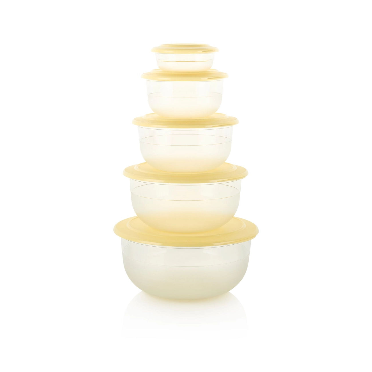 Maxi Tafelperle 6L von der Marke Tupperware / in der Farbe Gelb / Servier-, Transport- und Aufbewahrungsschüssel / Stapelbar / Transparente Optik / Luft- und Wasserdicht / Hier direkt online kaufen