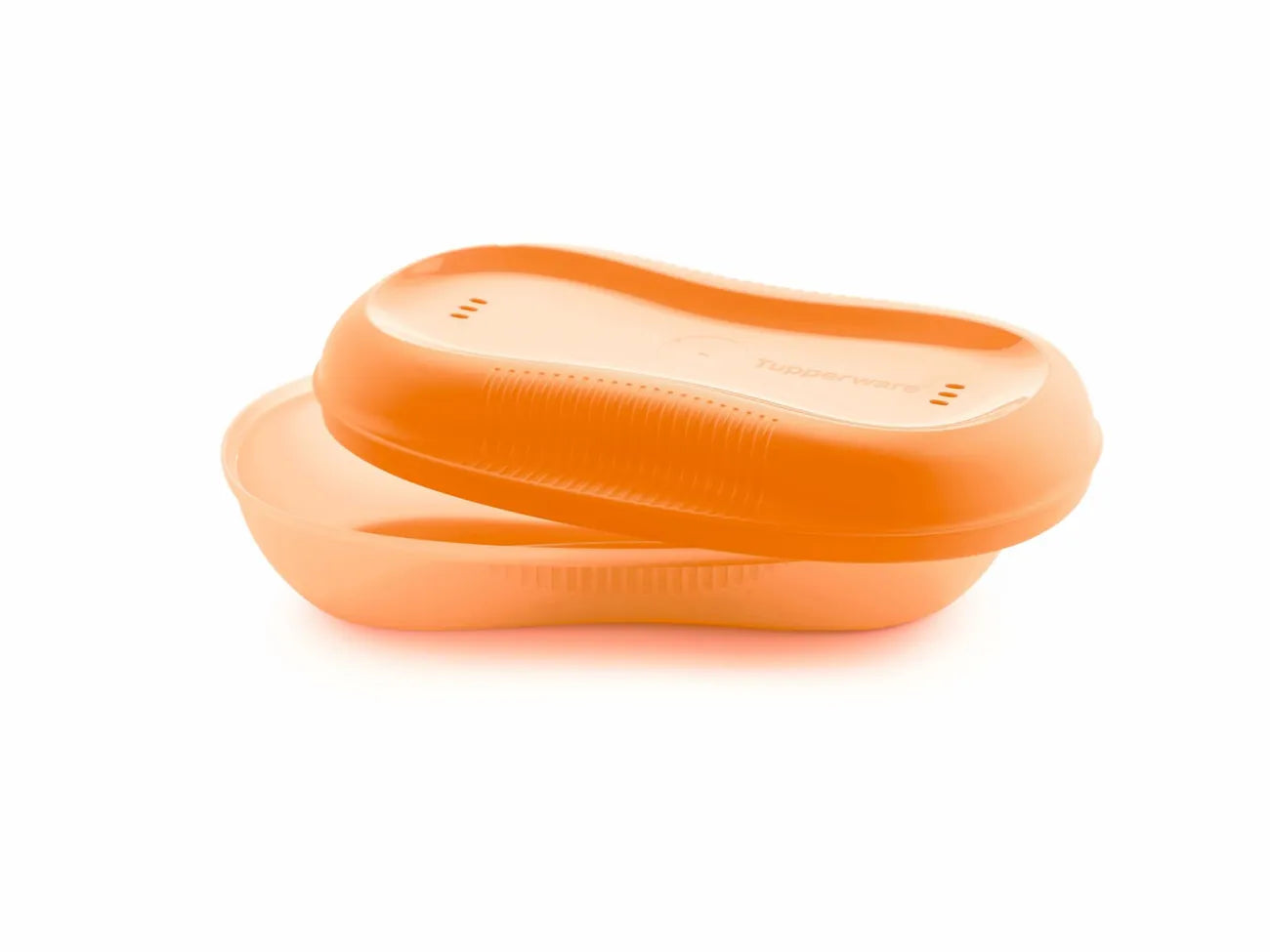 Mikro Meister von der Marke Tupperware / in der Farbe Orange / Ideal geeignet zum zubereiten und erwärmen von schnellen Gerichten / für die Mikrowelle / Mikrowellenbehälter / Hier direkt online kaufen