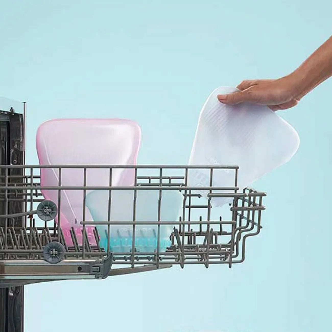 Ultimate Silicone Slim Bag 300ml von der Marke Tupperware / in der Farbe Blau  / Frischhaltebeutel / Gefrierbeutel / Auslaufsicher / Ideal für Unterwegs / Hier direkt online kaufen