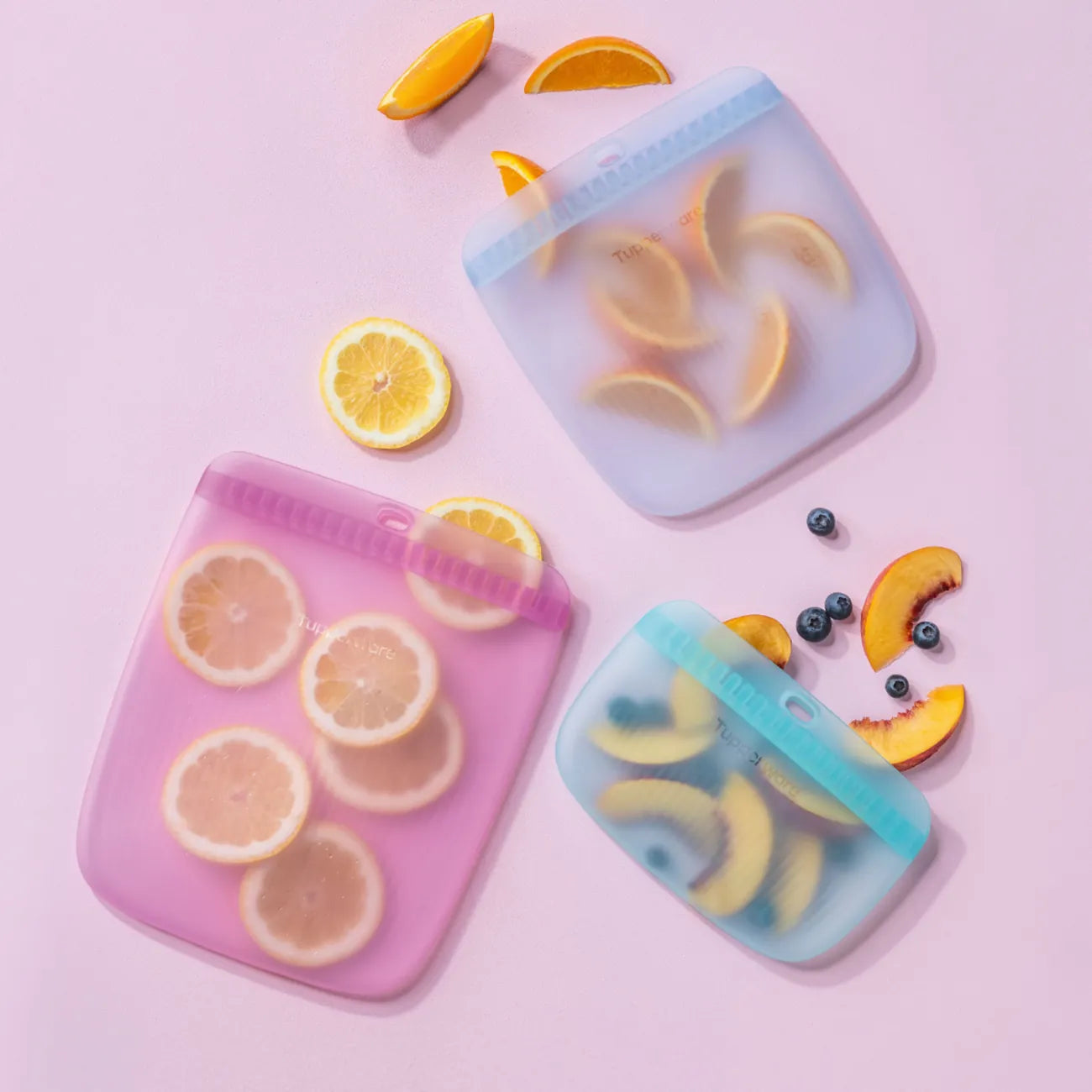 Ultimate Silicone Slim Bag 1,6L von der Marke Tupperware / in der Farbe Pink / Frischhaltebeutel / Gefrierbeutel / Auslaufsicher / Ideal für Unterwegs / Hier direkt online kaufen