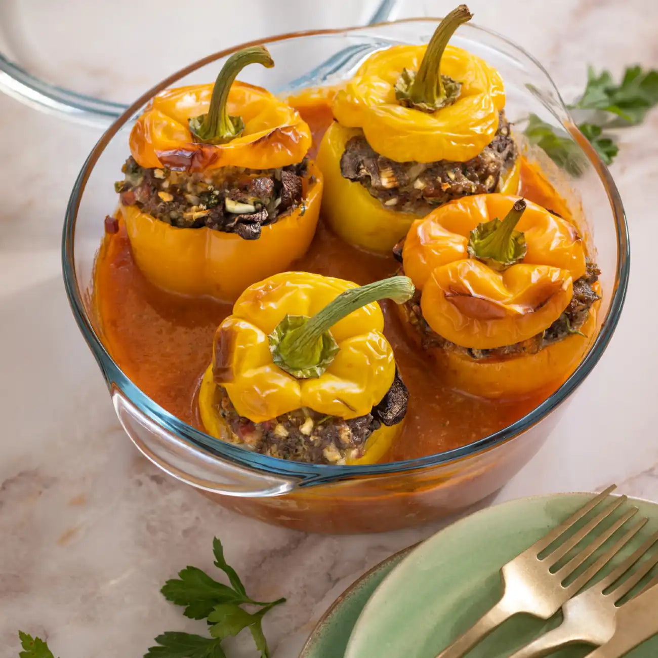 PremiaGlass Kasserolle rund 2,1 Liter