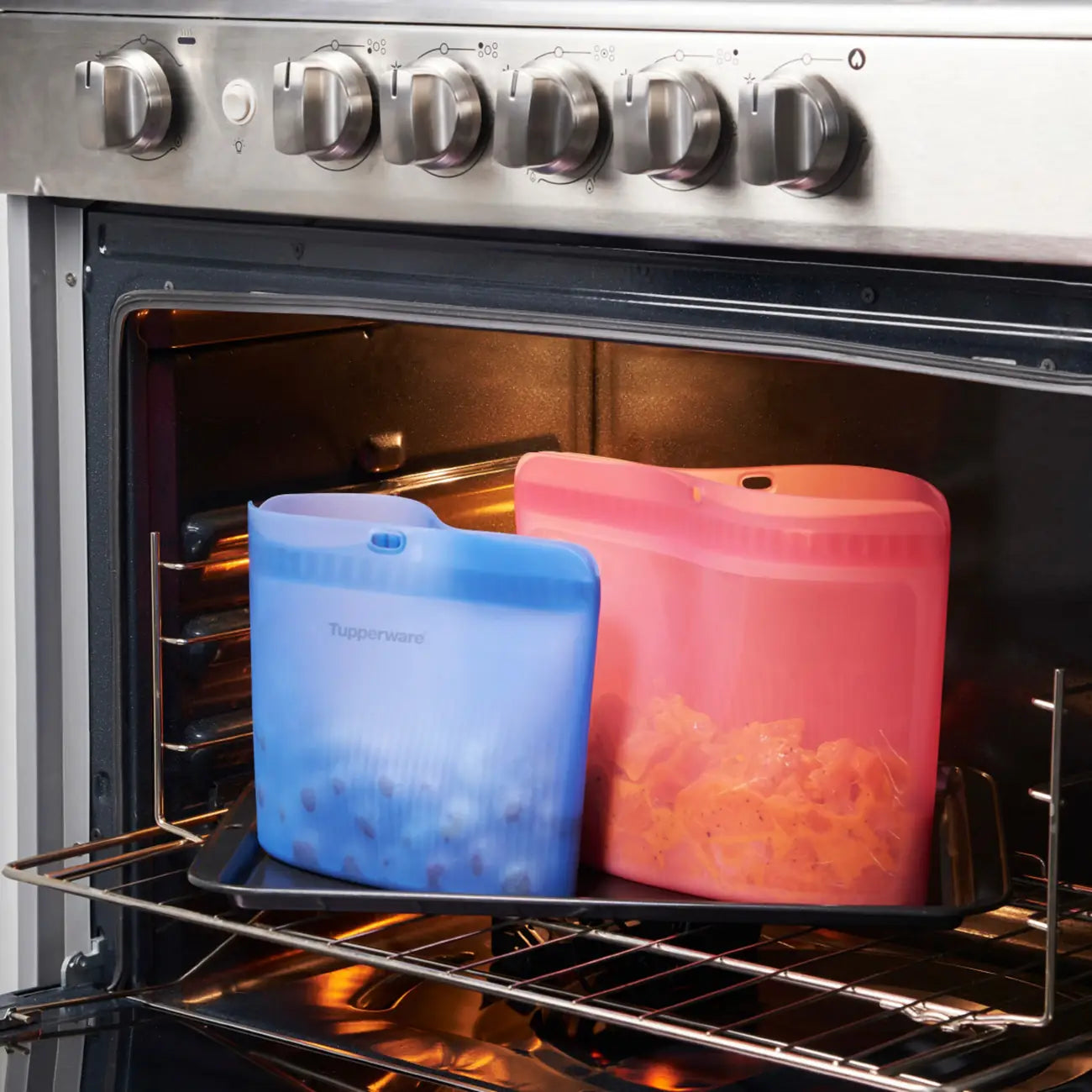 Ultimate Silicone Bag 2,9L von der Marke Tupperware / in der Farbe Pink / Frischhaltebeutel / Gefrierbeutel / Auslaufsicher / Ideal für Unterwegs / Hier direkt online kaufen