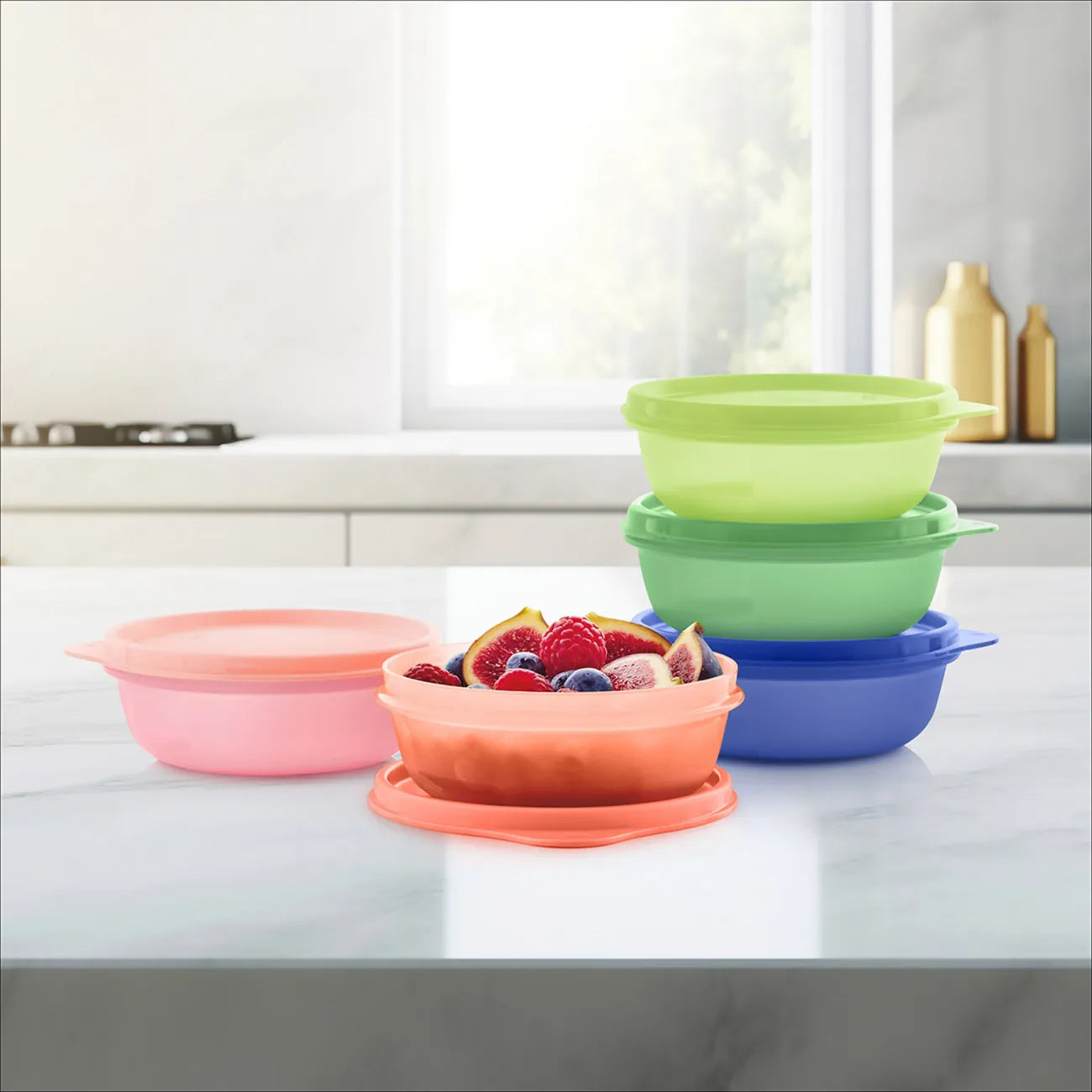 Frische Behälter 300 ml (5) Kleine Hitparade regenbogen