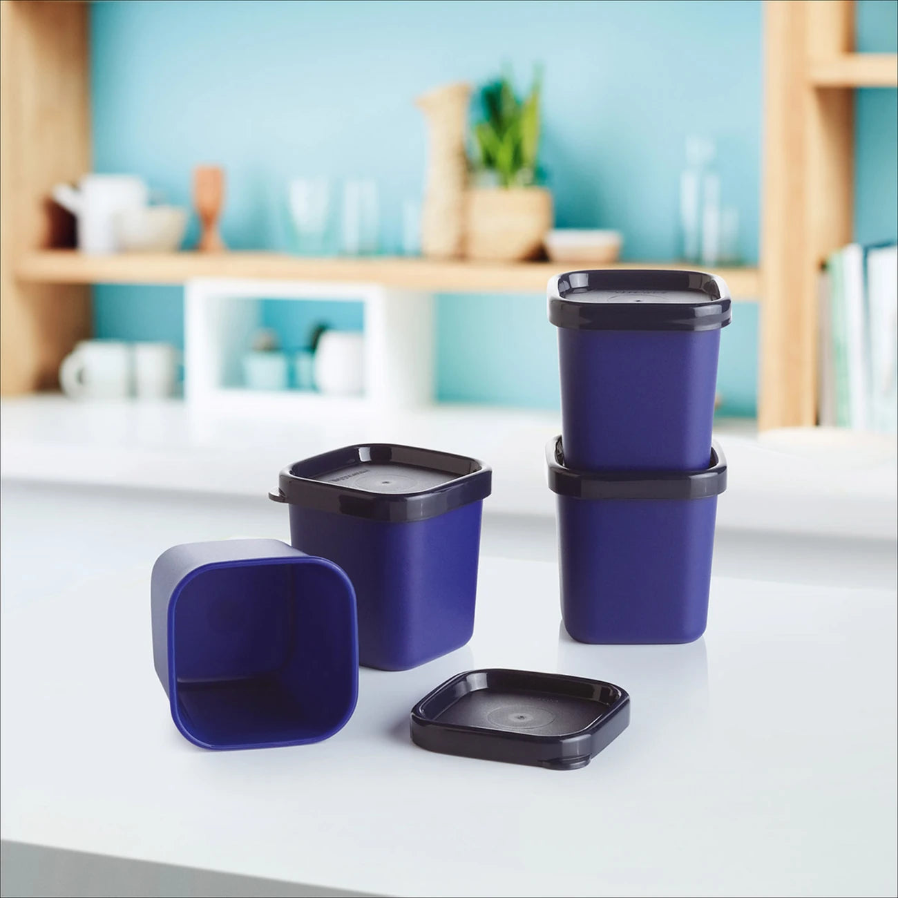 MicroGourmet Förmchen 80 ml (4) dunkelblau