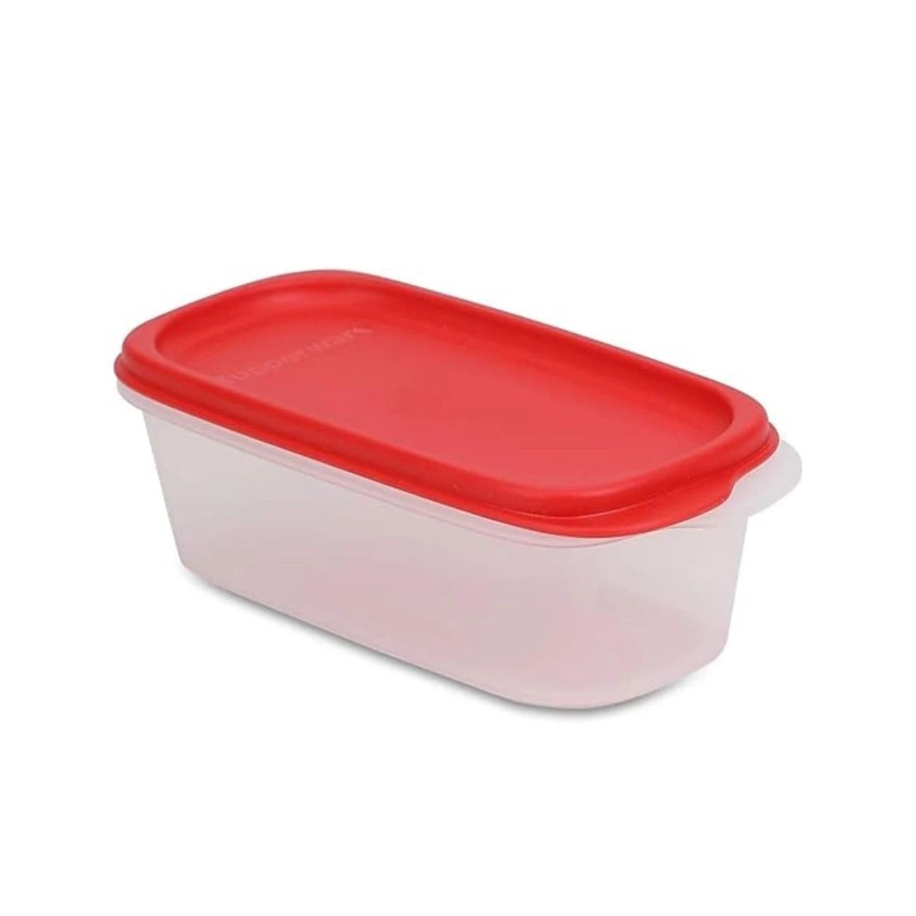 Modularer Eidgenosse 2 Oval 500ml von der Marke Tupperware / Modular Stapelbar / Vorratsbehälter für Trockenlebensmittel / Deckelfarbe Rot / Luft & Wasserdicht schließend / Aufbewahrungsbehälter für die Küche / Hier direkt online kaufen