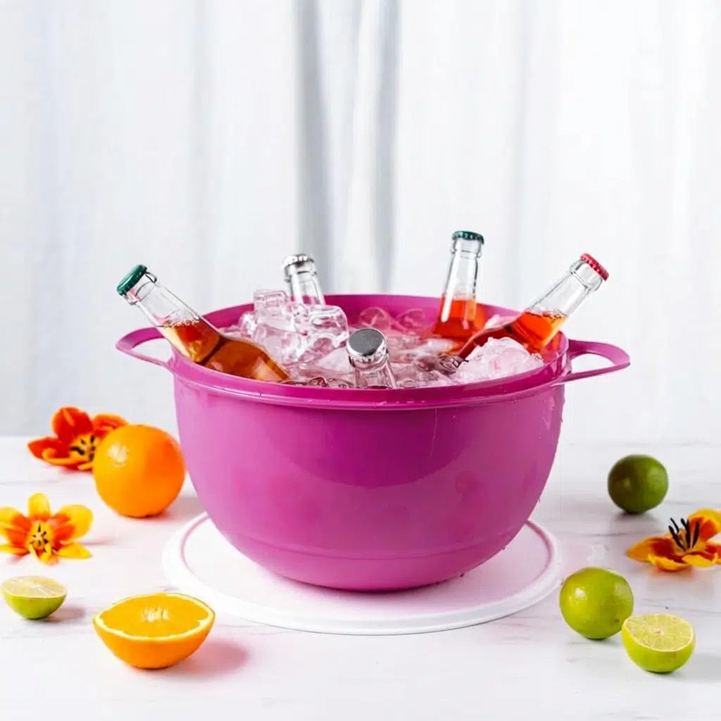 Maximilian 10 L Rührschüssel von der Marke Tupperware / in der Farbe Lila / Große Rührschüssel mit Luft & Wasserdicht schließendem Deckel / hier direkt online kaufen