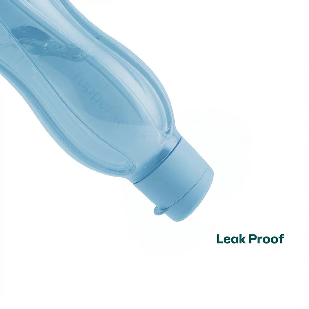 EcoEasy Trinkflasche 750ml von der Marke Tupperware / in der Farbe Hellblau / Wasserflasche / mit Klappdeckel / fest verschließbar / Hier direkt online kaufen