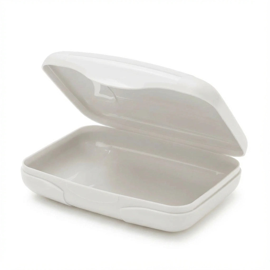 Kleine Snack Box Nimm mich mit von der Marke Tupperware / in der Farbe Weiß / Brot & Lunchdose / Ideal für Unterwegs / Hier direkt online kaufen