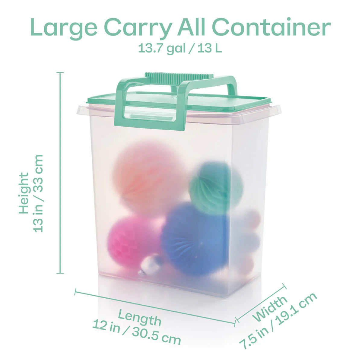 Multibox 10 L mit Griff von der Marke Tupperware / Transport & Aufbewahrungsbox mit Griff / Transparente box / Ideale Aufbewahrungsbox / Hier direkt online kaufen