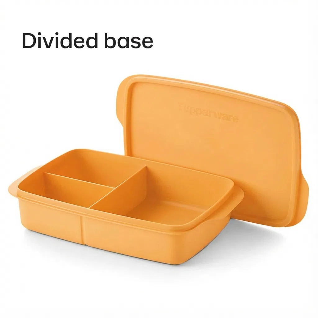 Eco+ Lunch & Pausenbox 1L von der Marke Tupperware / in der Farbe Orange / Pausenbox / Brotdose / Ideal für Unterwegs / Hier direkt online kaufen