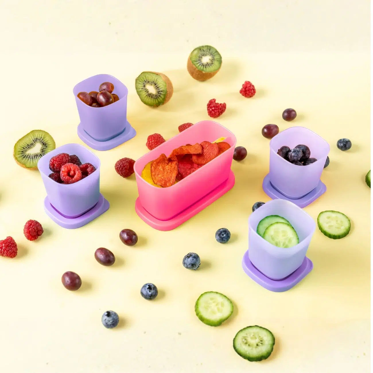 Cubix mini 110ml von der Marke Tupperware / Aufbewahrungsbehälter / Modular Stapelbar / Luft & Wasserdicht Schließend / Snackbox / Klein & Praktisch / Hier direkt online kaufen 