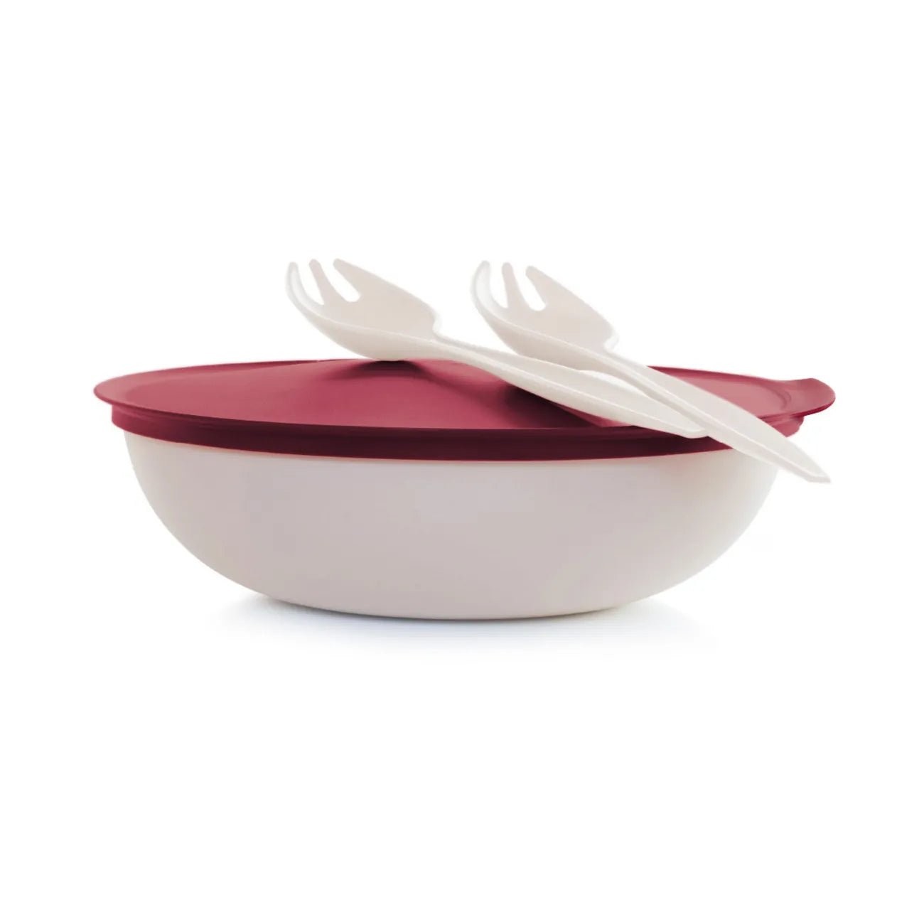 Allegra Salatbesteck von der Marke Tupperware / in der Farbe Weiß / Ideal zum Servieren von Salaten, Gemüse oder Desserts / Servierbesteck / Hier direkt online kaufen