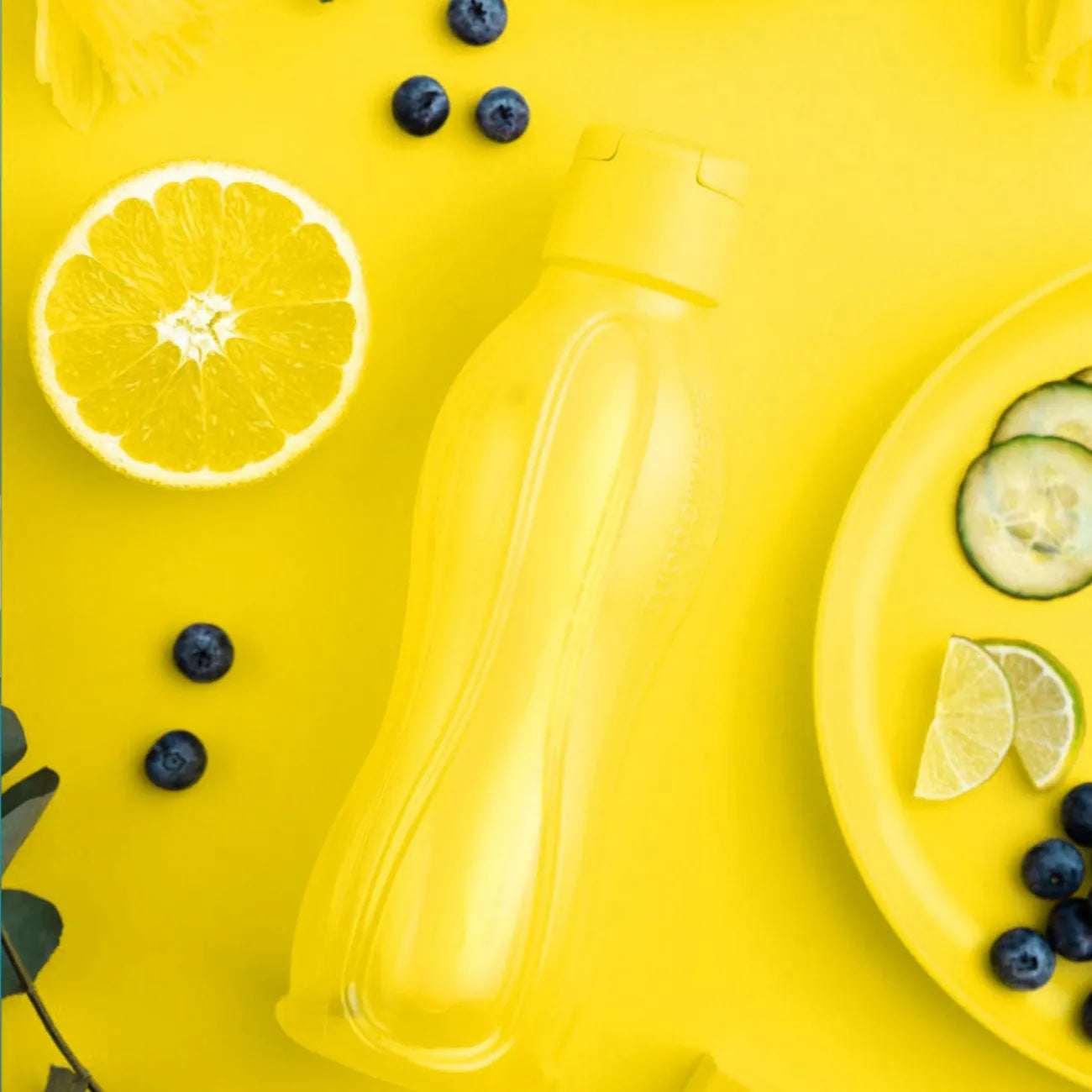 EcoEasy 750ml Flasche von der Marke Tupperware / in der Farbe Gelb / Trinkflasche / Wasserflasche / Ideal für Unterwegs / Hier direkt online kaufen