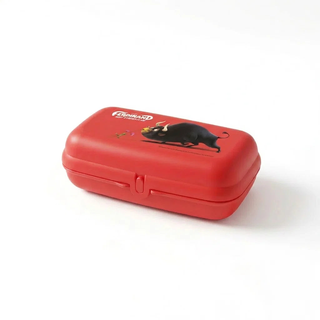 Oyster Maxi Twin Ferdinand von der Marke Tupperware / in der Farbe Rot / die passende Dose zum Film: Ferdinand geht stierisch ab / Brotdose / Pausenbox / Lunchbox / Hier direkt online kaufen