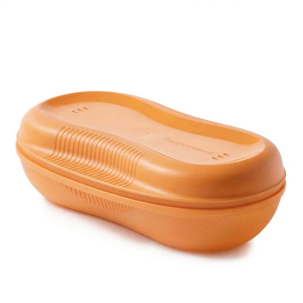 Mikro Meister von der Marke Tupperware / in der Farbe Orange / Ideal geeignet zum zubereiten und erwärmen von schnellen Gerichten / für die Mikrowelle / Mikrowellenbehälter / Hier direkt online kaufen