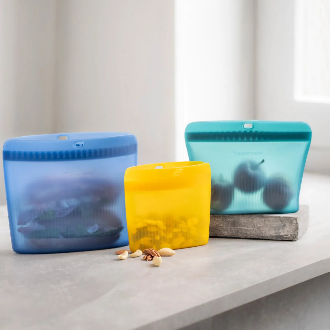 Ultimate Silikon Bag S 540ml in Gelb von der Marke Tupperware / geeignet für Kühlschrank, Gefrierschrank, Backofen und Mikrowelle / Ideal zum Mitnehmen / Hier direkt online Kaufen