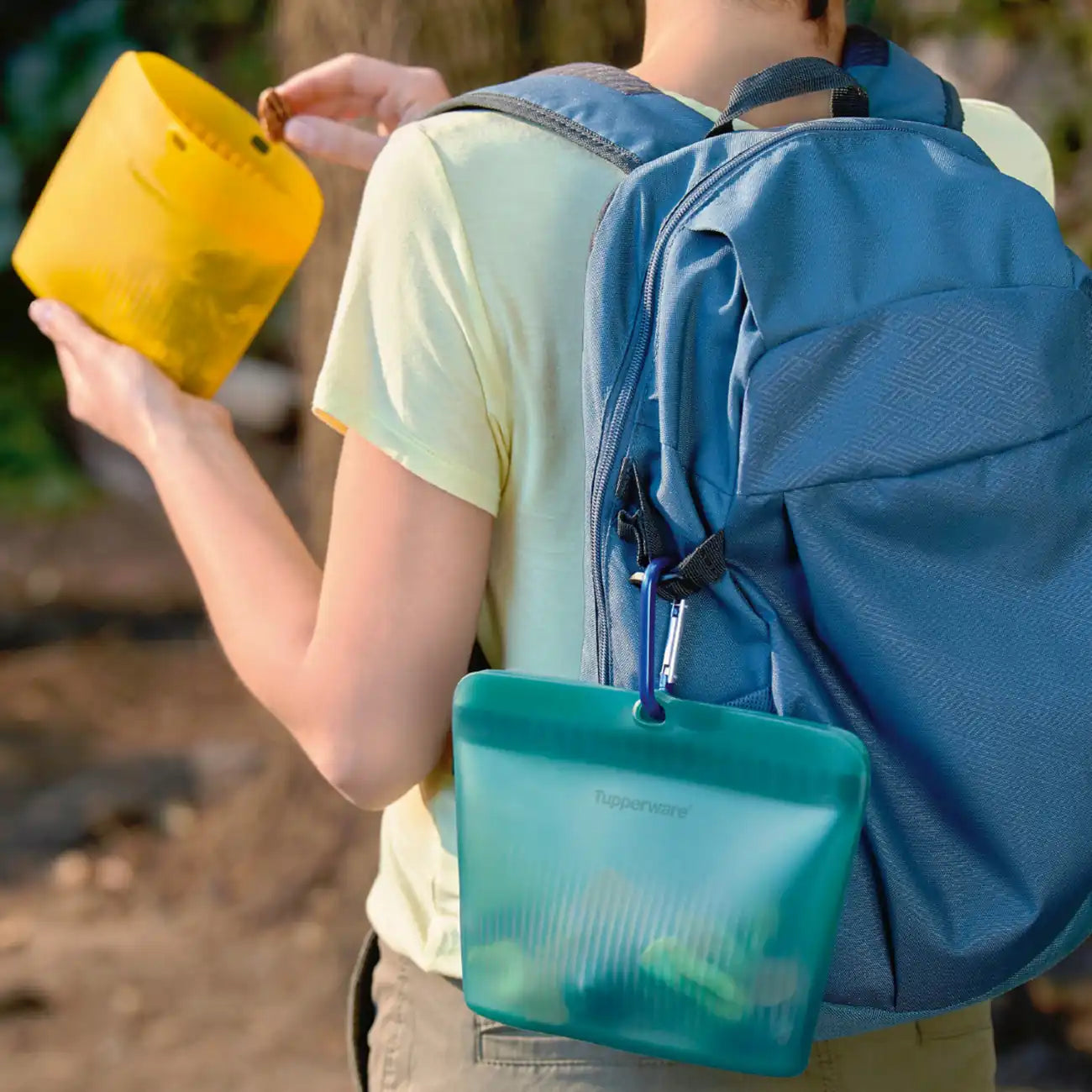 Ultimate Silikon Bag S 540ml in Gelb von der Marke Tupperware / geeignet für Kühlschrank, Gefrierschrank, Backofen und Mikrowelle / Ideal zum Mitnehmen / Hier direkt online Kaufen