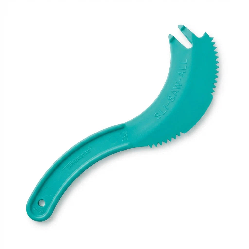 Käsemesser SLI-SAW-ALL von der Marke Tupperware / in der Farbe Türkis / Küchenhelfer / Ideal zum schneiden und Portionieren von Käse / Hier direkt online kaufen