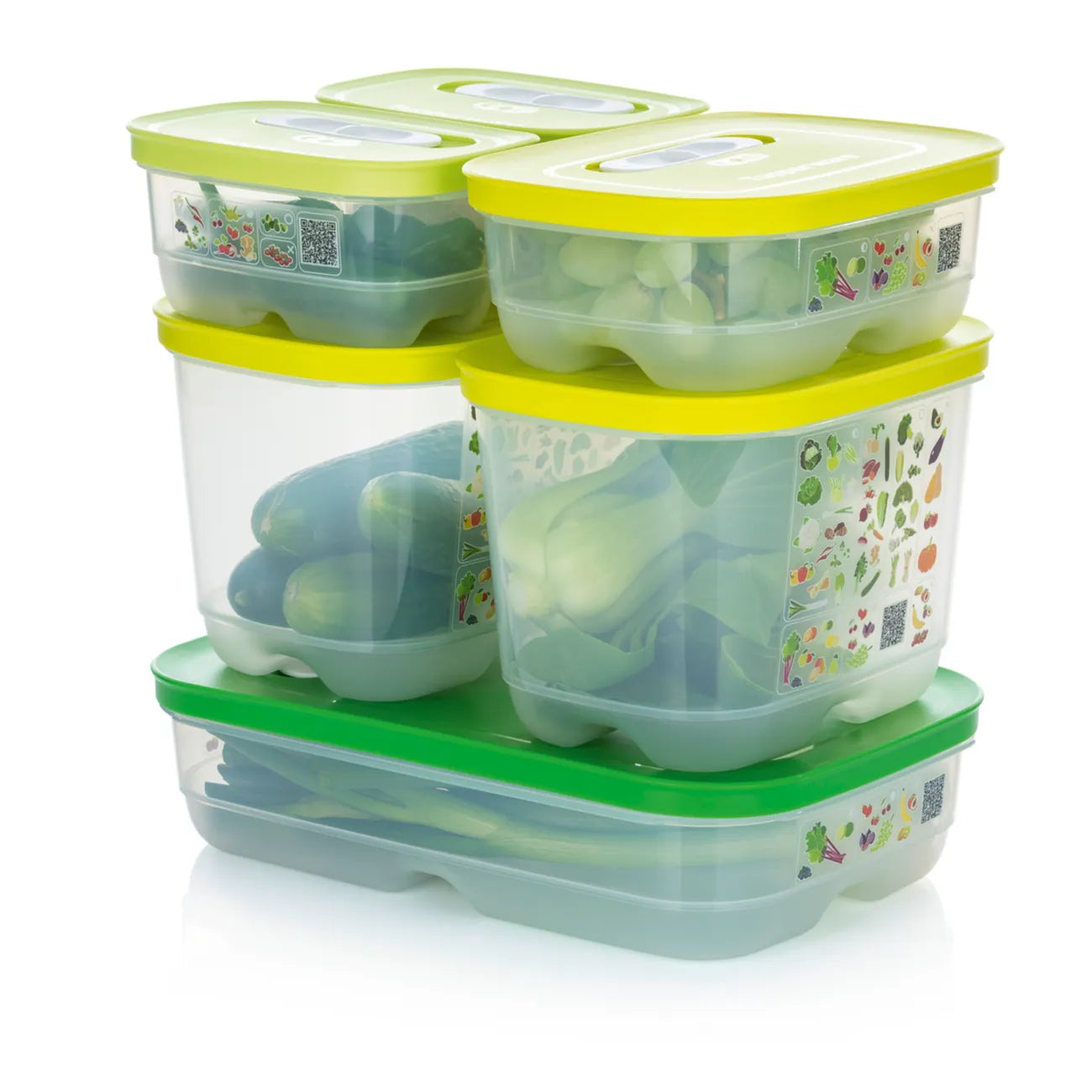 KlimaOase 800ml FridgeSmart von der Marke Tupperware / Lebensmittelbehälter / Gemüse & Obst Aufbewahrung / Kühlschrankbox / Modular Stapelbar / Hier direkt online kaufen