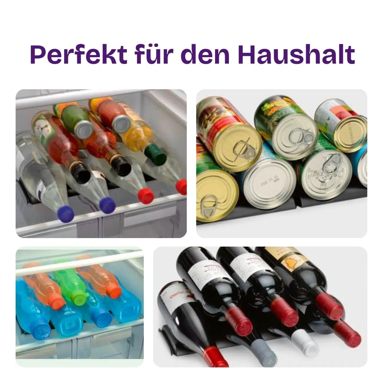 Flaschenhalter Getränkestapler von der Marke Tupperware / Flaschenhalter aus Recycling Material / in der färbe Schwarz / Nachhaltig & Praktisch / Ideal zum stapeln von EcoEasy Trinkflaschen / auch im Kühlschrank nutzbar / Hier direkt online kaufen