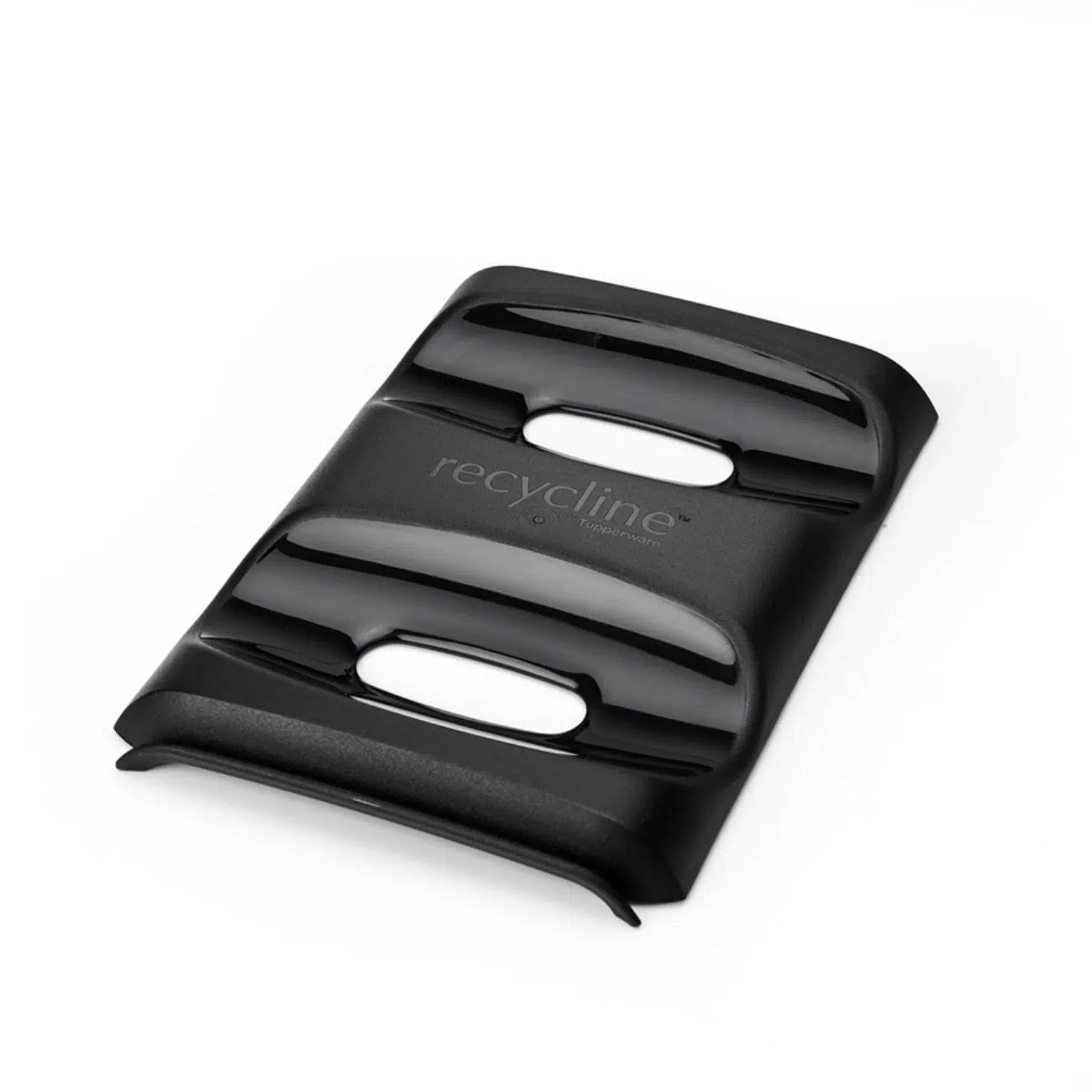 Flaschenhalter Getränkestapler von der Marke Tupperware / Flaschenhalter aus Recycling Material / in der färbe Schwarz / Nachhaltig & Praktisch / Ideal zum stapeln von EcoEasy Trinkflaschen / auch im Kühlschrank nutzbar / Hier direkt online kaufen