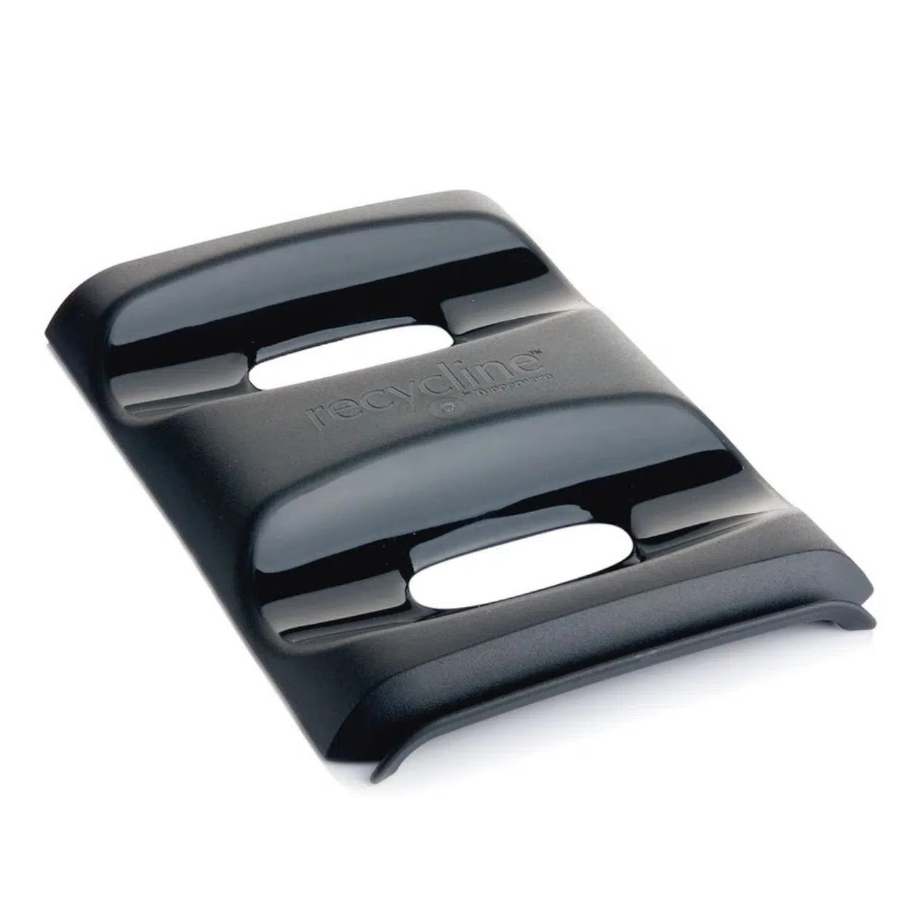Flaschenhalter Getränkestapler von der Marke Tupperware / Flaschenhalter aus Recycling Material / in der färbe Schwarz / Nachhaltig & Praktisch / Ideal zum stapeln von EcoEasy Trinkflaschen / auch im Kühlschrank nutzbar / Hier direkt online kaufen