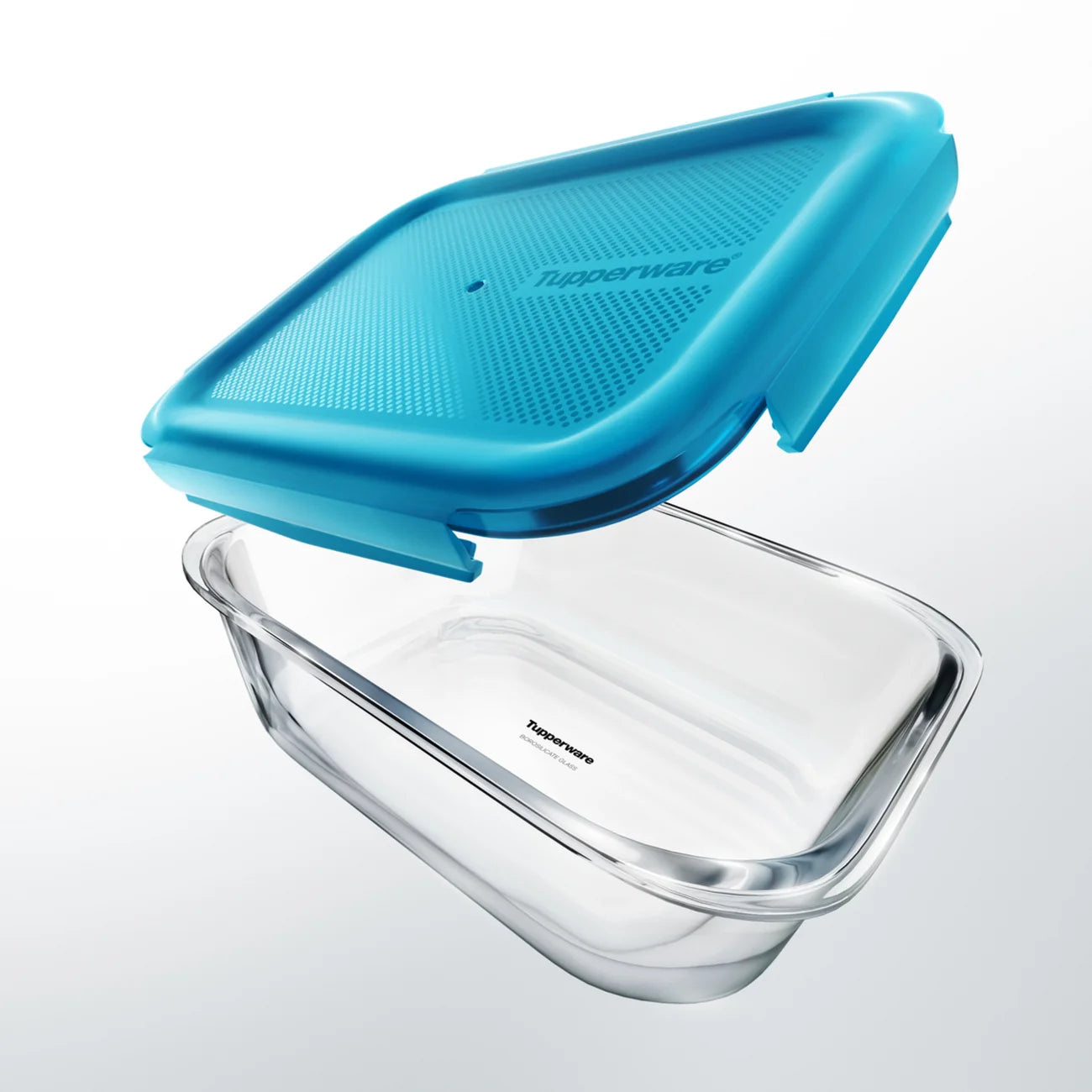 PremiaGlass Rechteckig 1,5 L von der Marke Tupperware / Glass Form für Mikrowelle & Backofen / Luft & Wasserdicht / Modular Stapelbar / mit Klick Deckel / Hier direkt online kaufen 