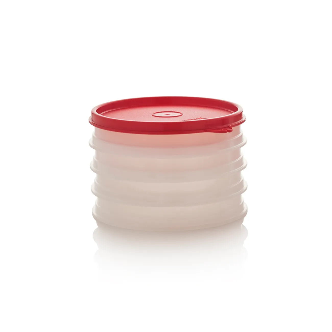 Burger-Patty Behälter 200ml (4) von der Marke Tupperware / 4 Burger Patty Behälter / zum aufbewahren und Formen von burger pattys / Hier direkt online kaufen