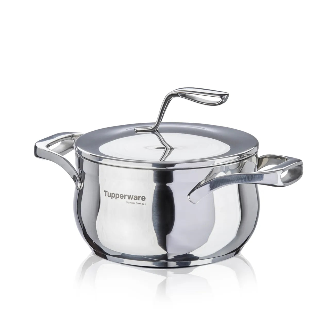 Mastro Edelstahl Kochtopf 3,2L mit Deckel von der Marke Tupperware / geeignet für Induktion, Gas, Elektro & den Backofen / Edelstahltopf / Suppentopf / Hier direkt online kaufen