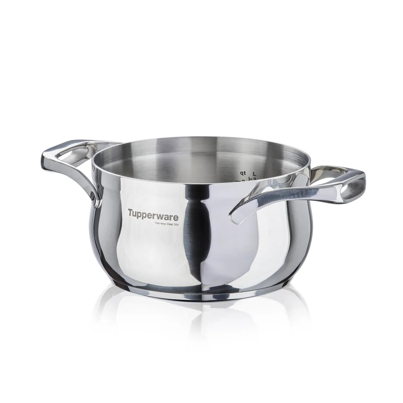 Mastro Edelstahl Kochtopf 3,2L mit Deckel von der Marke Tupperware / geeignet für Induktion, Gas, Elektro & den Backofen / Edelstahltopf / Suppentopf / Hier direkt online kaufen