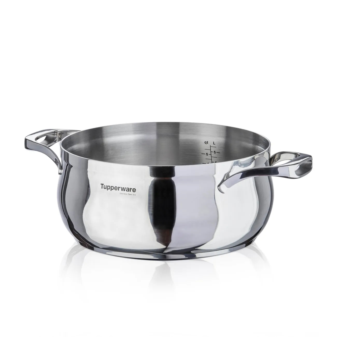 Mastro Edelstahl Kochtopf 7,5 L mit Glasdeckel von der Marke Tupperware / Edelstahl Topf / Kochtopf für Induktion, Gas, Ceran und den Backofen / Hier direkt online kaufen